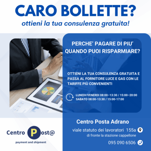 Contratti acqua, Luce e Gas